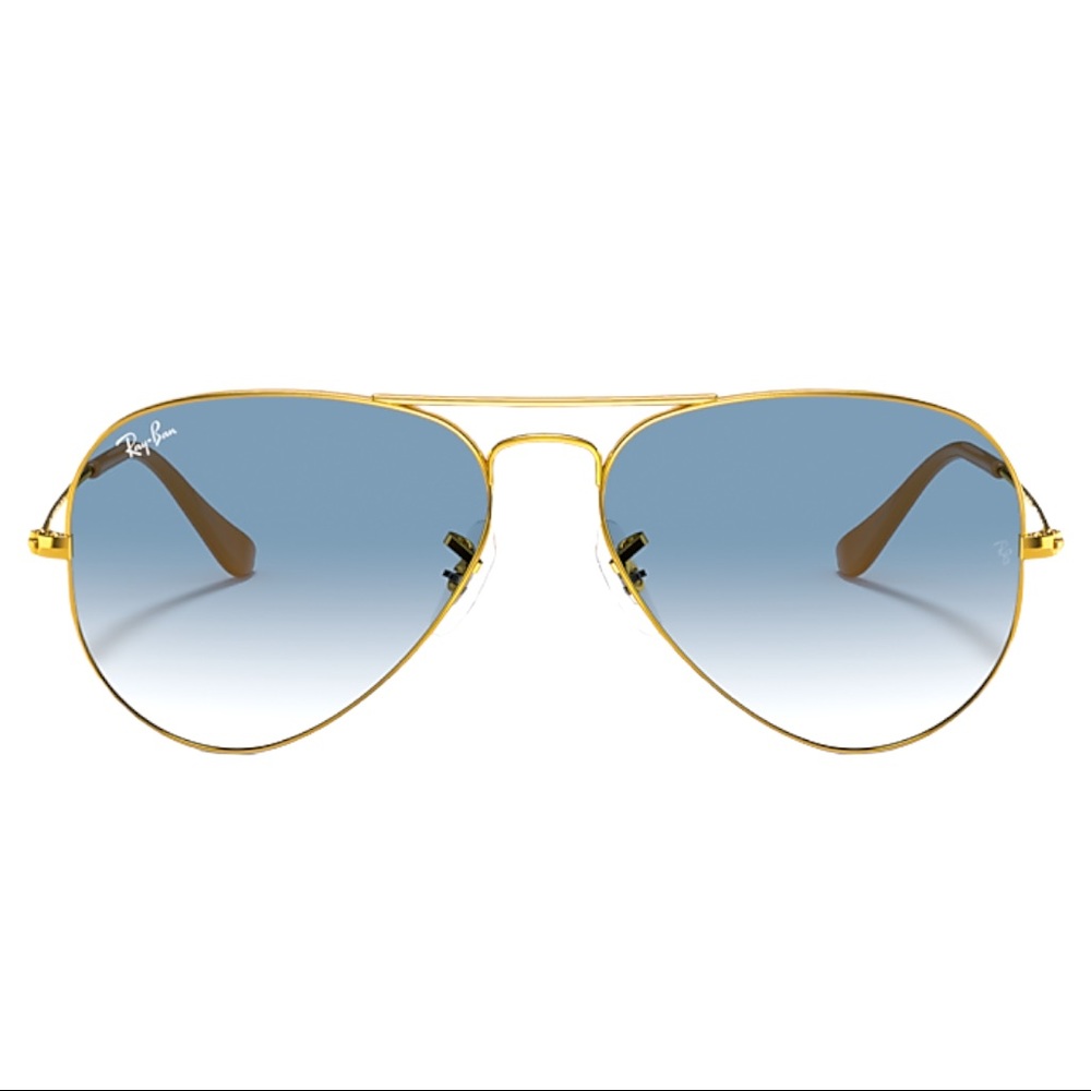 RAY•BAN
RB 3025 Aviator Gold Metal Blue Gradient